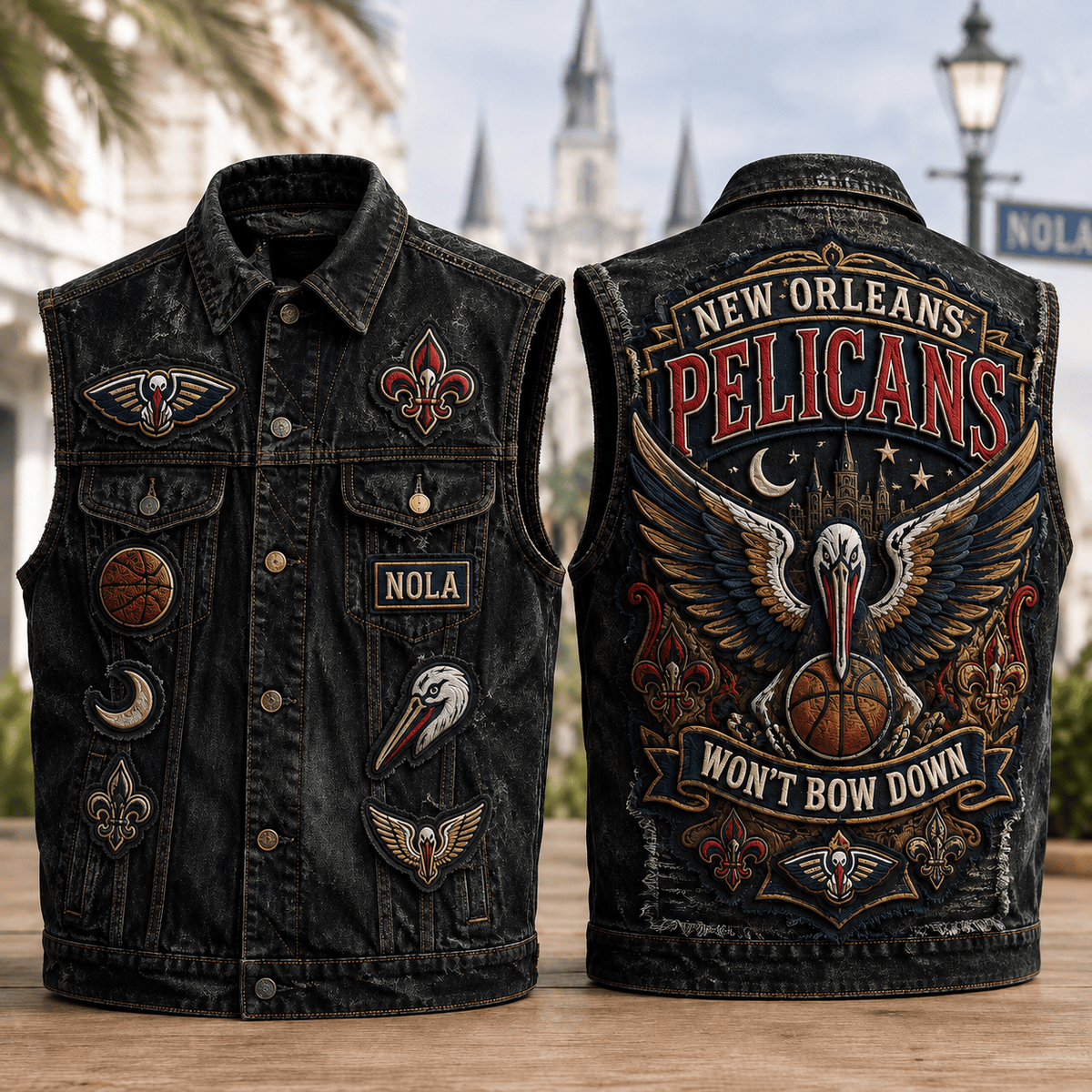 NOP PREMIUM DENIM VEST NVH