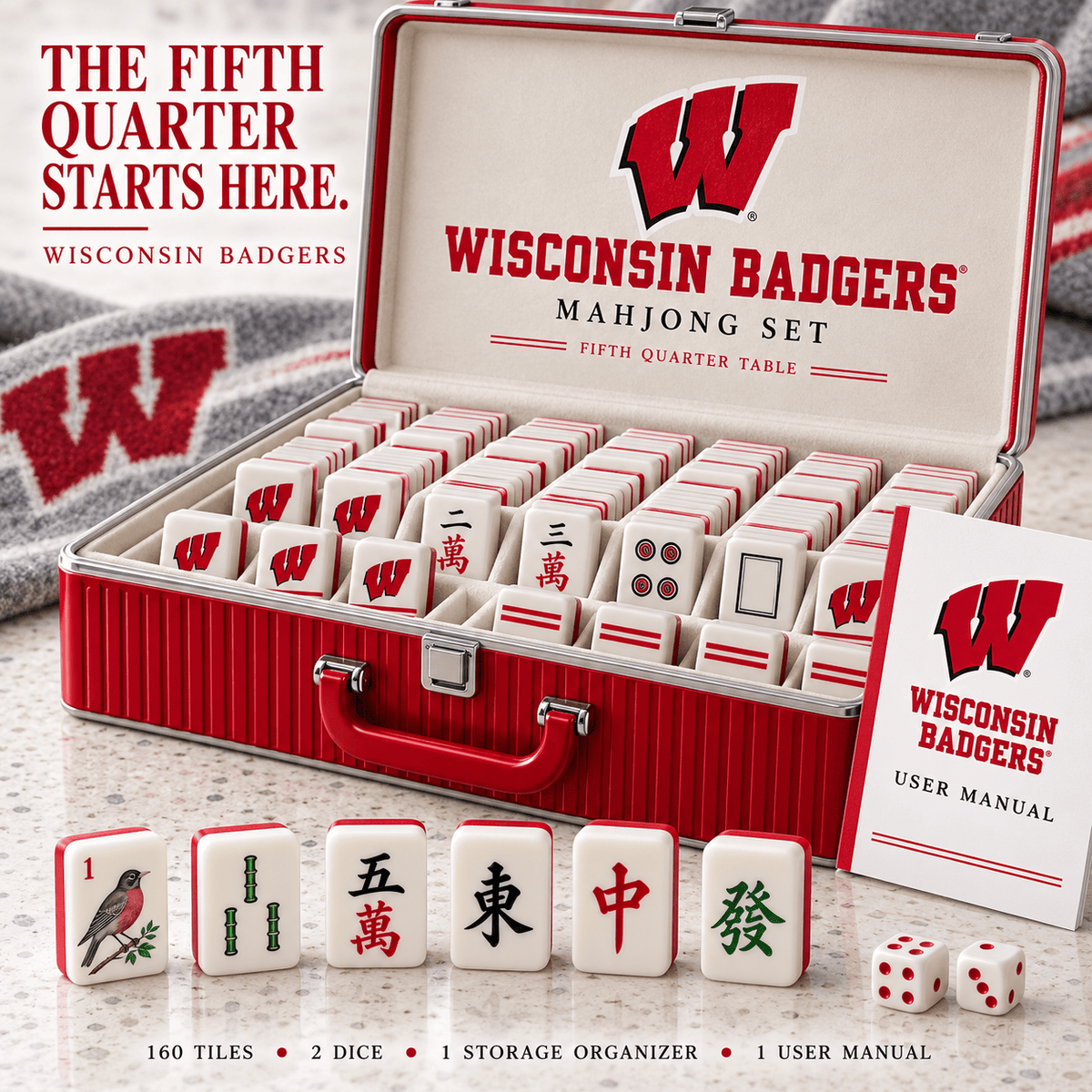Premium WBG Mahjong Tiles Set TNSM