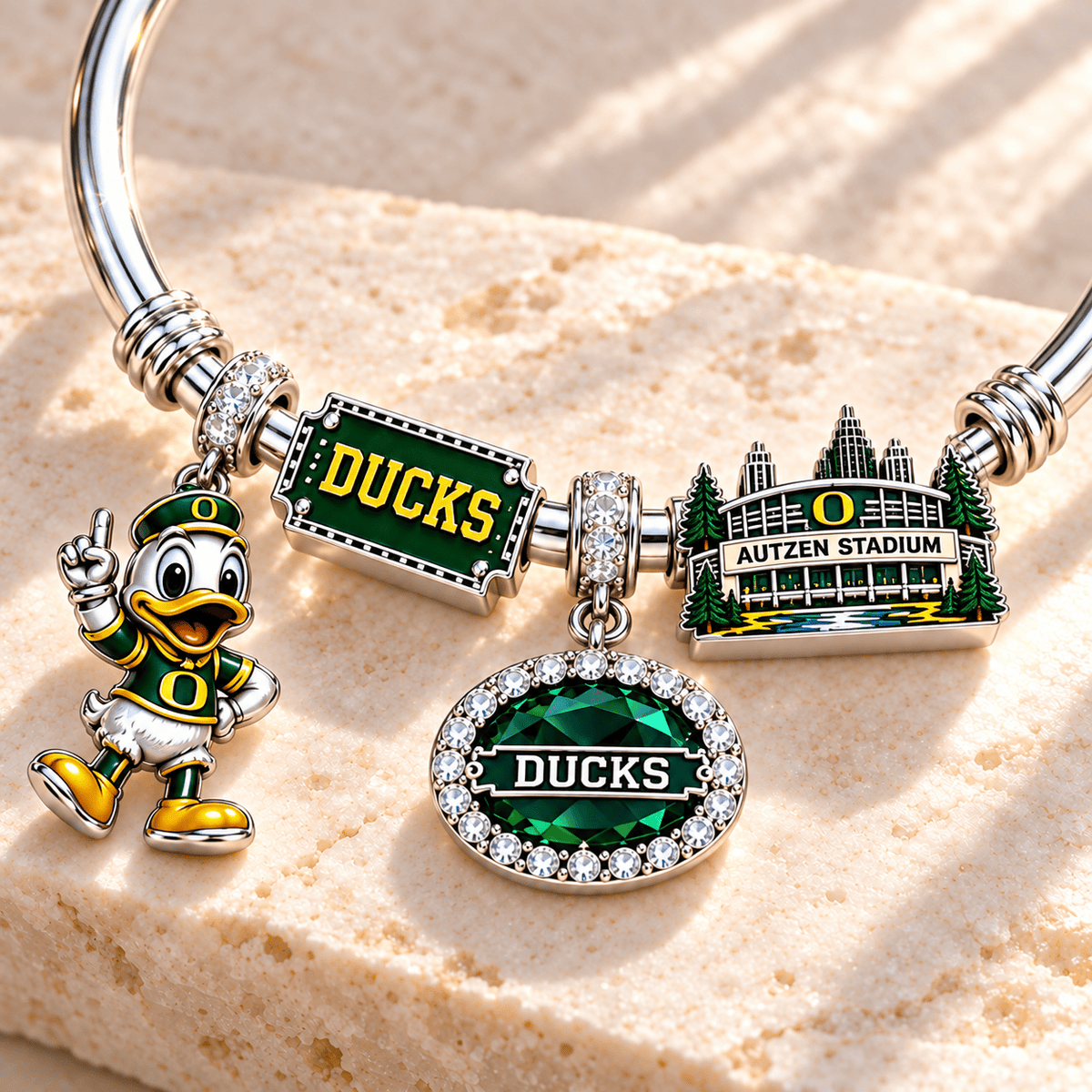 ORD Silver Charm Bracelet Set TMH