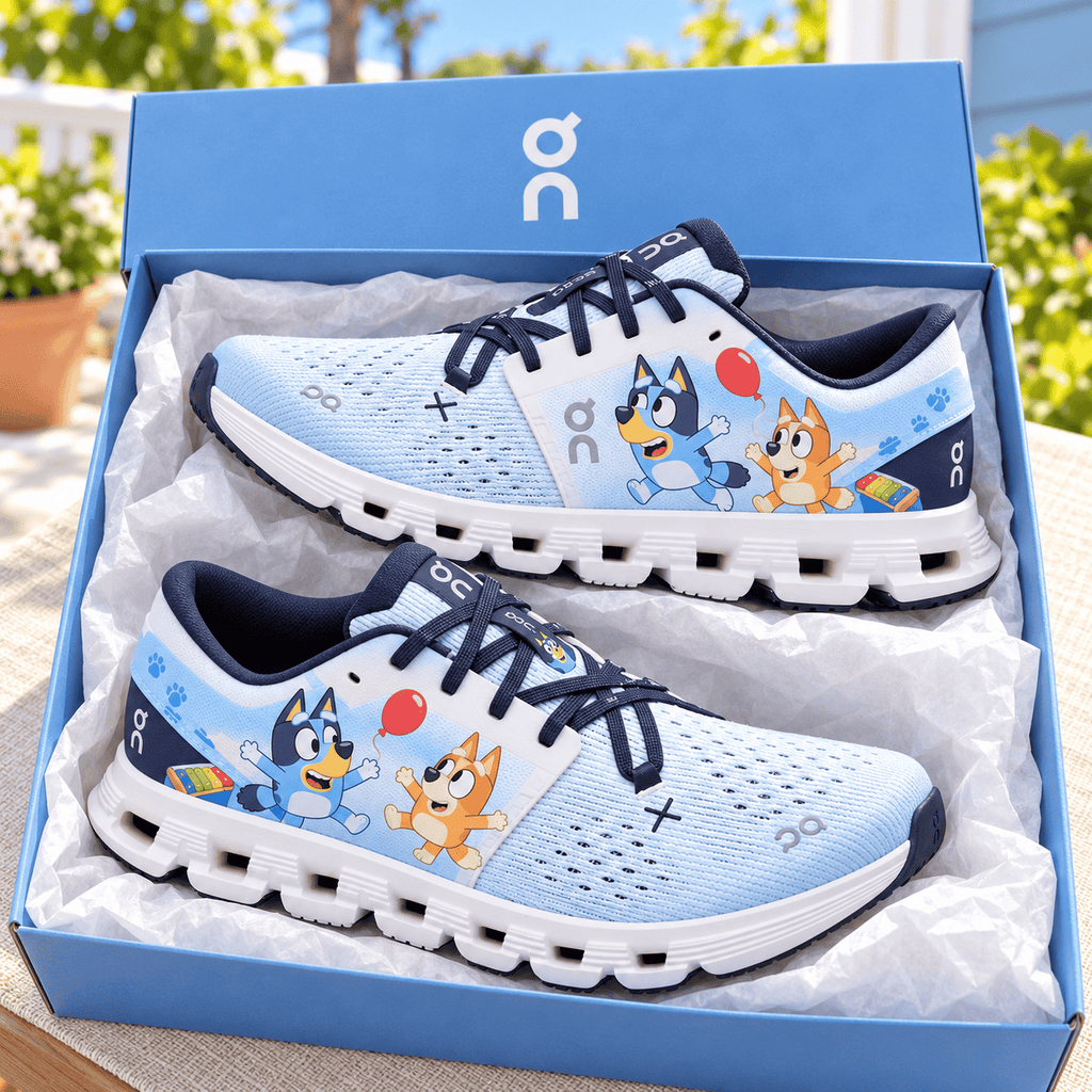 Premium BLU Monochrome Sneakers HQH