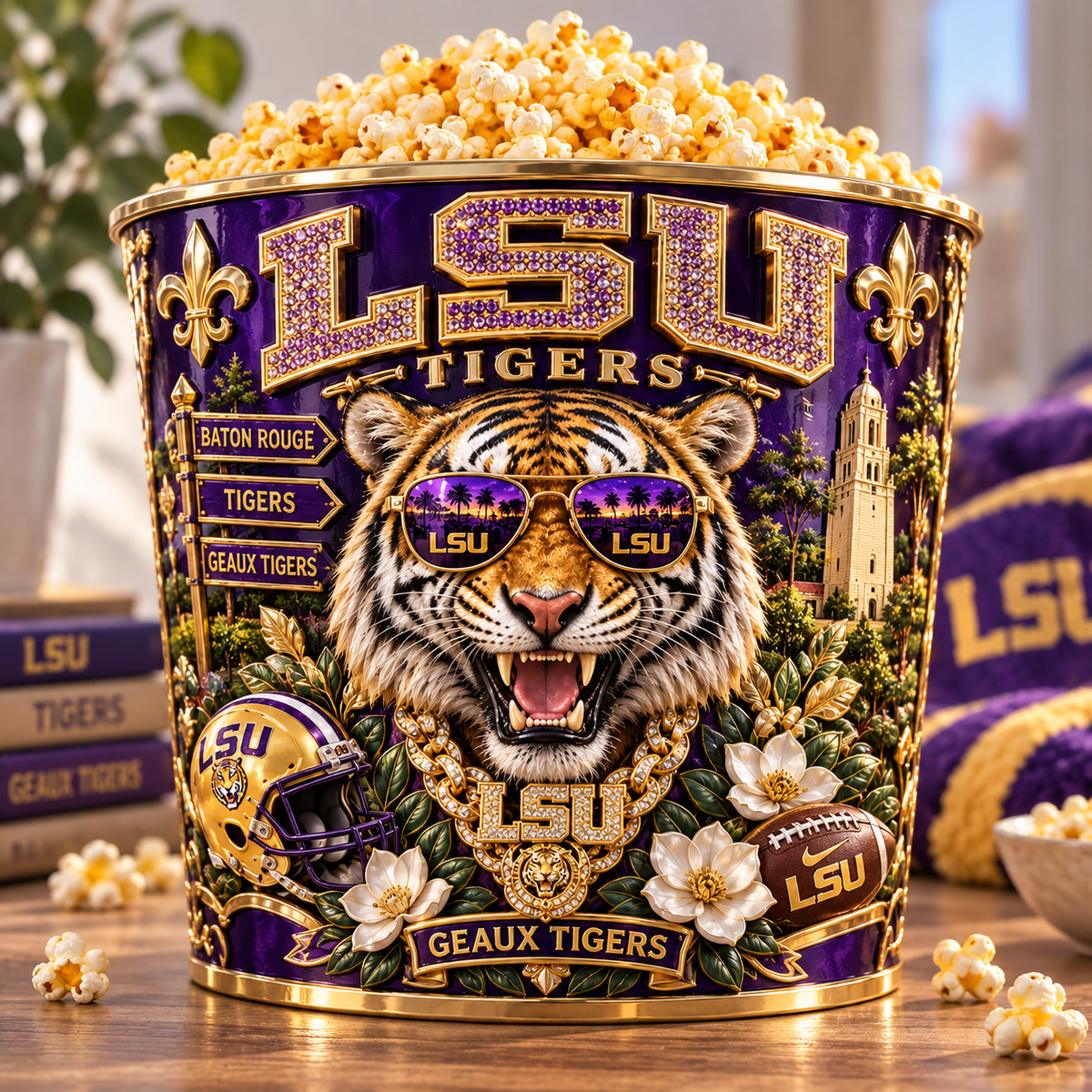 LSU Premium Popcorn Bucket Edition TTNL