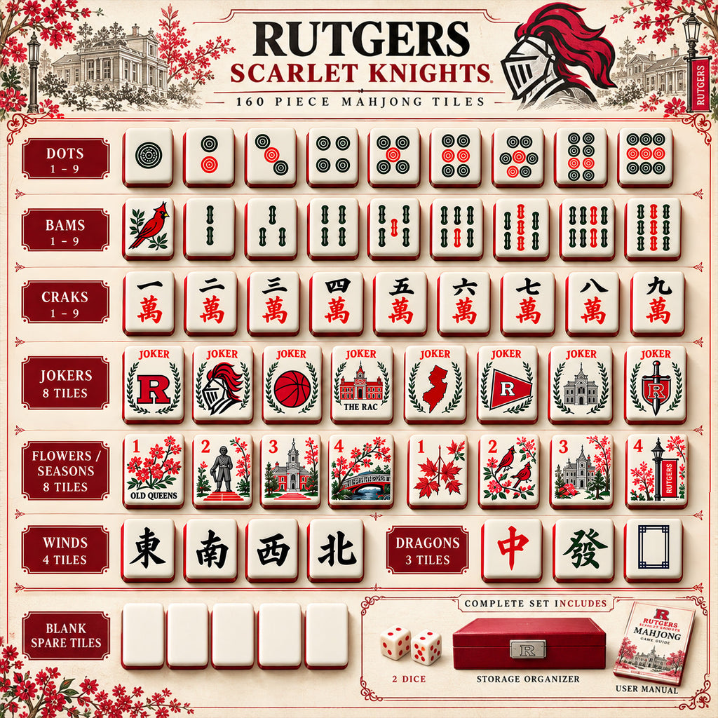 Premium RSK Mahjong Tiles Set TNSM