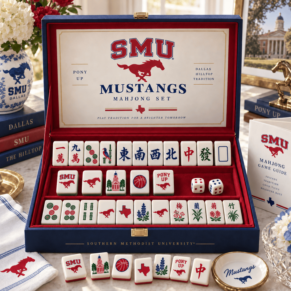 Premium SMUM Mahjong Tiles Set TNSM