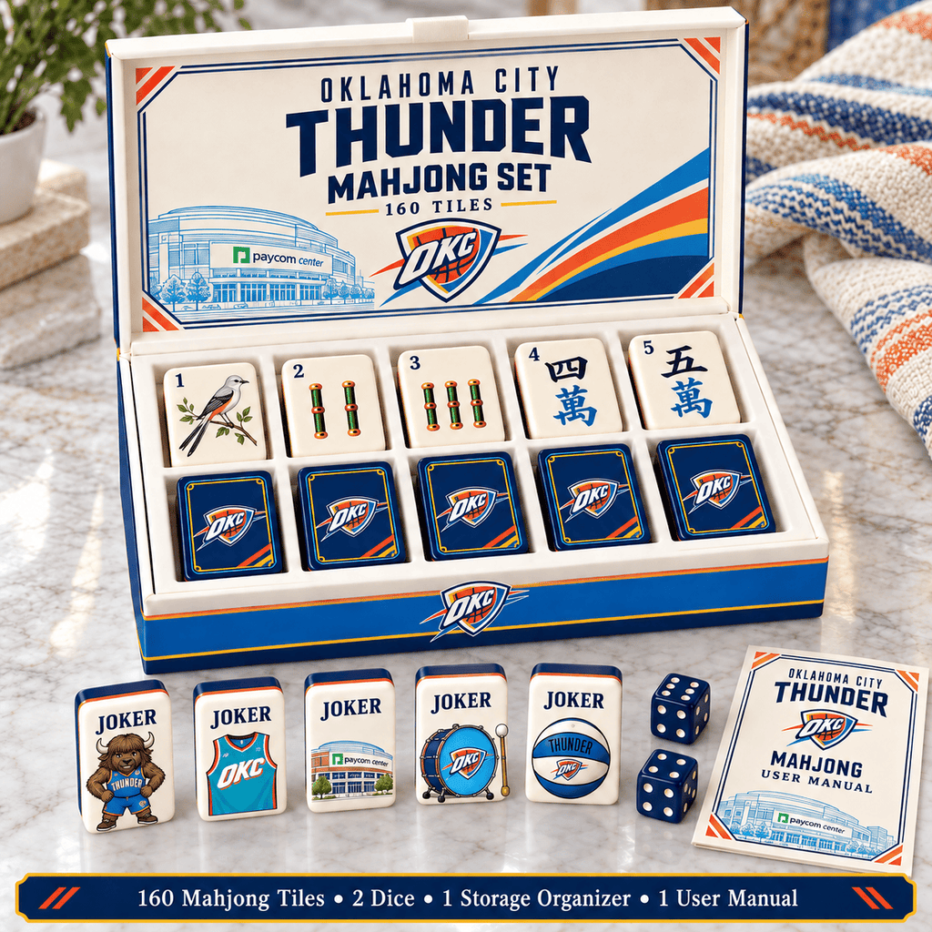 Premium OCT Mahjong Tiles Set TTMH