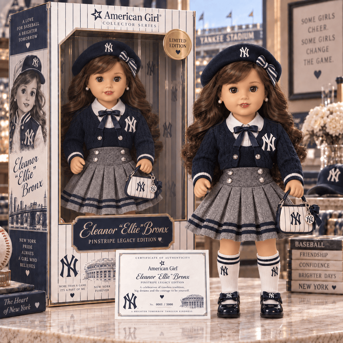 Premium NYY Commemorative Collector Doll PDL