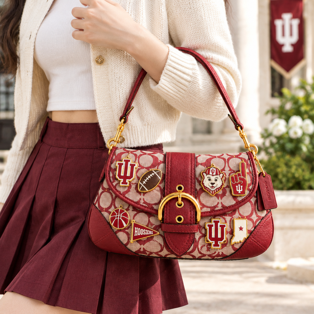 Indiana Hoosiers Soho Bag With Charm