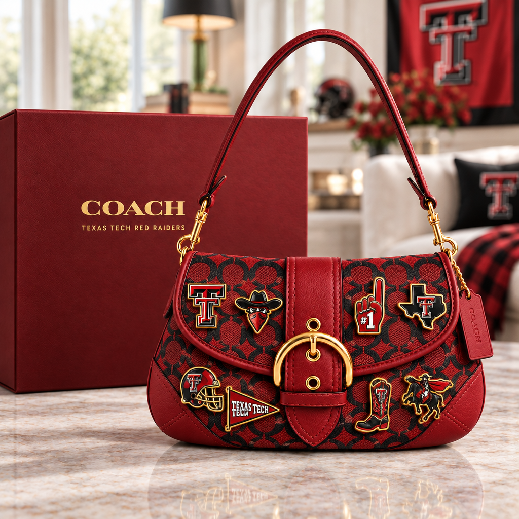 Texas Tech Red Raiders Soho Bag With Charm