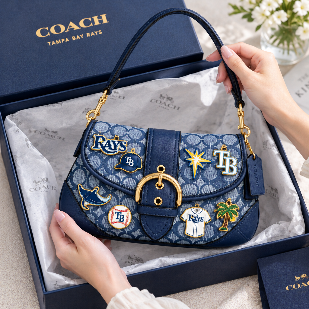 Tampa Bay Rays Soho Bag With Charm