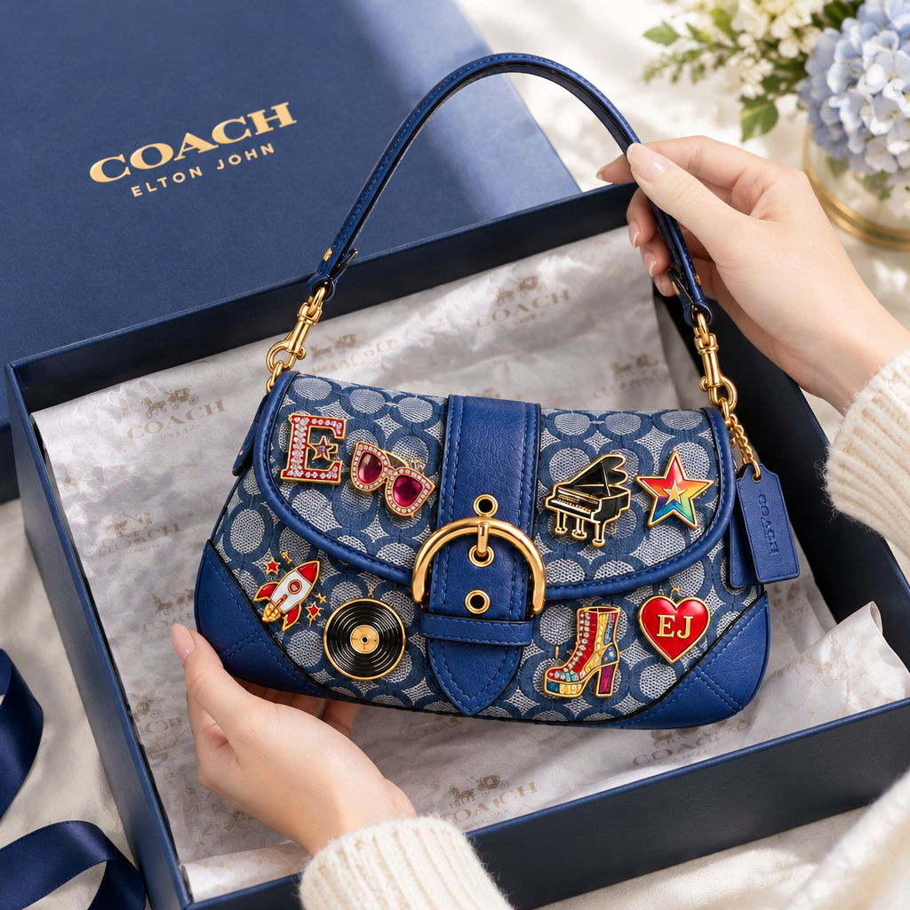 Elton John Soho Bag With Charm