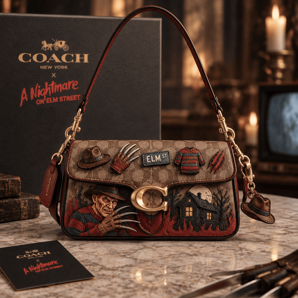 Premium ANES Coach Shoulder Cross With Charm LNTH