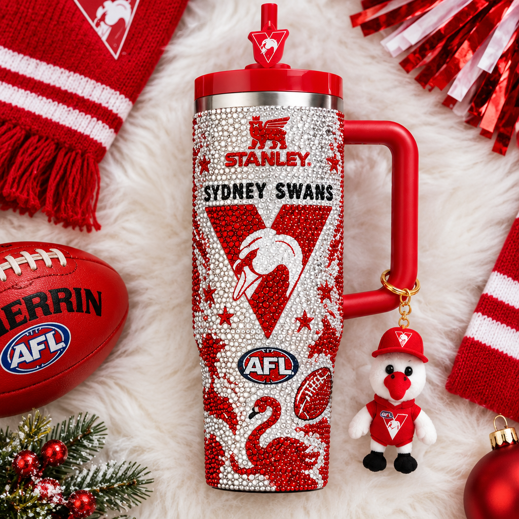 Sydney Swans 40oz Tumbler With Handle TTNL